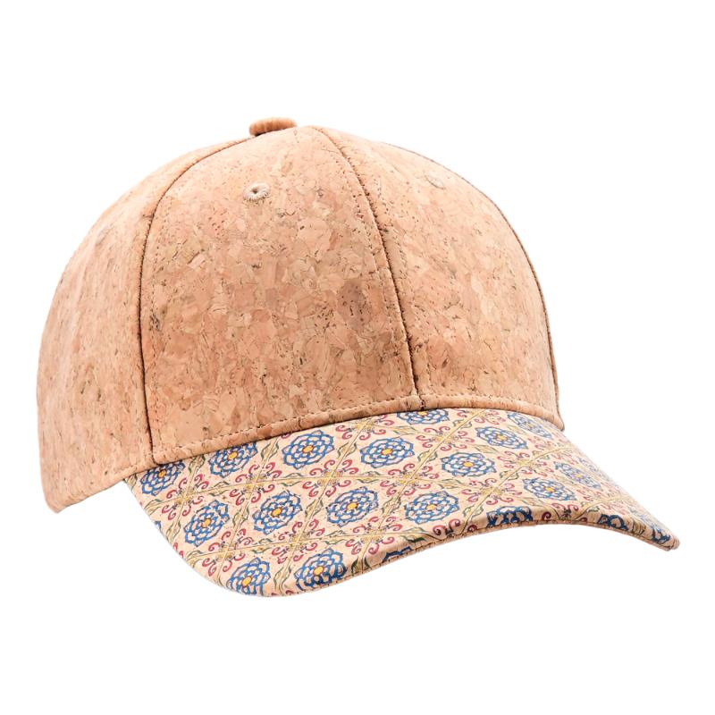 Pălărie Fedora din plută cu imprimeu retro